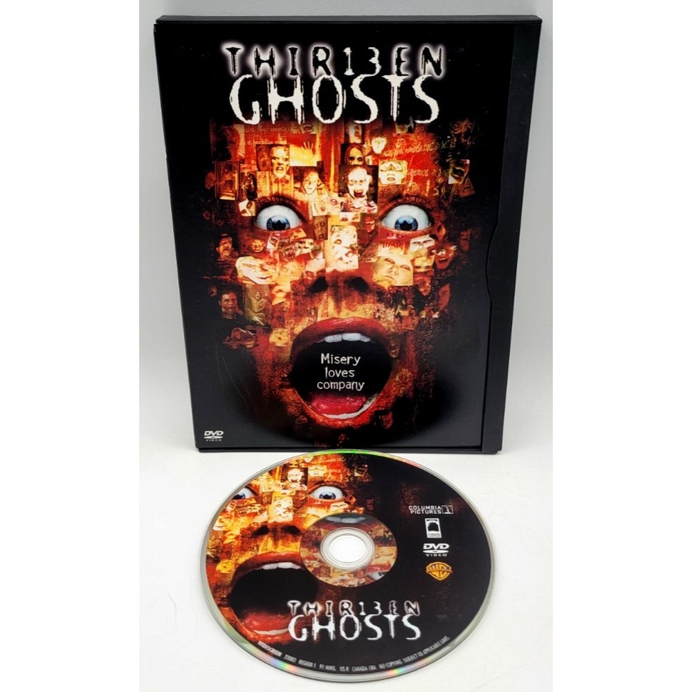 Thirteen Ghosts DVD 2001 Horror Movie Warner Home Video 0085392208326 R Rated